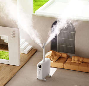 Humidificador industrial de llenado automático LCD ultrasónico de 25L/6.6Gal, Humidificador comercial de gran capacidad para uso en aeropuertos y casas verdes - Product Image 4