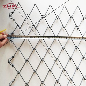 Clôture en treillis métallique galvanisé à mailles losangées, étanche et facile à assembler pour les terrains et cours – Meilleures ventes - Product Image 2