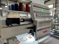 100% original 2024 YunFu Machine à broder commerciale 12 15 aiguilles Machine à broder à la maison