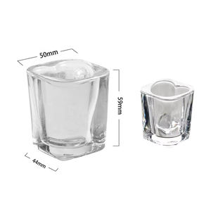Nouvelle idée de produit 2026 Verres à liqueur en forme de cœur à base lourde Verres à <span class=keywords><strong>apéritif</strong></span> Verres à espresso Verres à liqueur d'espresso - Product Image 6