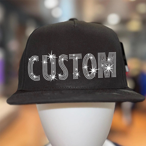 2026 패션 라인스톤 야구 모자 맞춤 로고 디자인 럭셔리 퀄리티 스트리트 스타일 남녀 공용 야구 모자 - Product Image 1