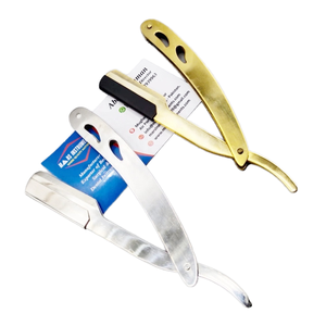 มีดโกนสแตนเลสใบมีดแบบถอดเปลี่ยนได้สำหรับแหนบขนตาที่มีสีทองหรือสีเงิน - Product Image 1