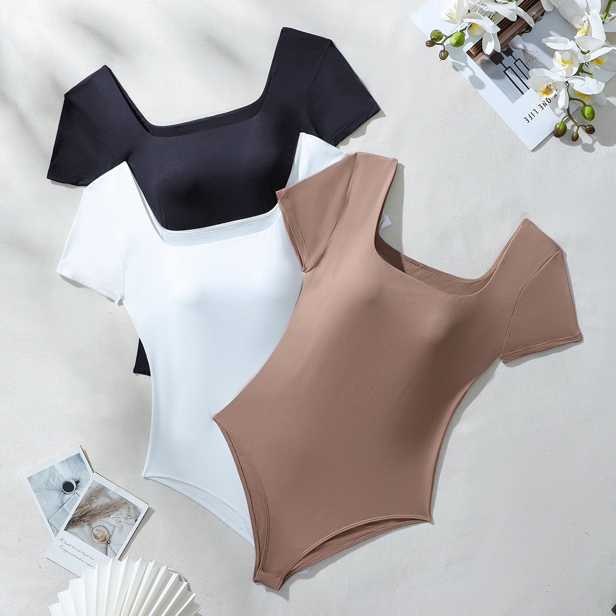Tummy-Control Seamless Shapewear Bodysuit: colour and size-option reference for private-label production