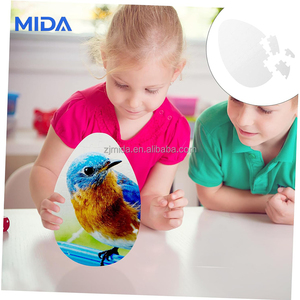 Puzzle en papier imprimable vierge pour sublimation, forme d'œuf de Pâques A4, grand format, 46 pièces - Product Image 5