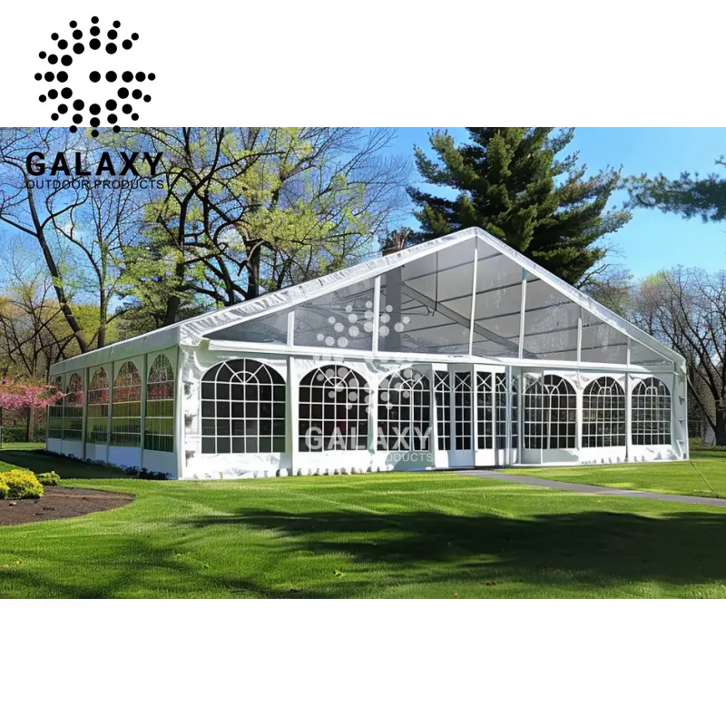 Đầy Màu sắc Pop Up 12x16 lớn bên Tán lều Uganda bên lều có thể gập lại ngoài trời cho Đảng cho 100 người