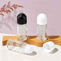 Botol Roller Kaca Bulat Berkualitas Tinggi 50ml untuk Parfum dan Minyak Atsiri dengan Logo Kustom