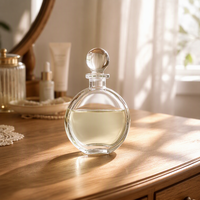 Bouteille diffuseur de parfum en verre transparent 150 ml, flacon vide d'aromathérapie, pot d'emballage de luxe pour diffuseur