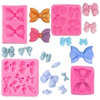 Moule en silicone 3D en forme de nœud papillon pour gâteaux, chocolats, bonbons, fondants et savons – Modèle J-3001