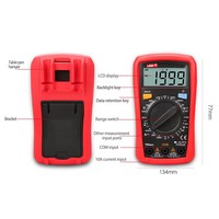 UNI-T UT33B + LCD AC DC voltmètre ampèremètre multimètre numérique portable NCV/résistance Ohm testeur Mini multimètre numérique