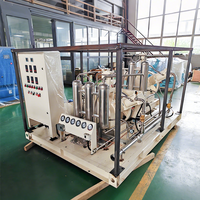 Compresseur d'oxygène à double tête haute pression sans huile 15 kW 10Nm3/h 20Nm3/h 30Nm3/h avec refroidissement par air