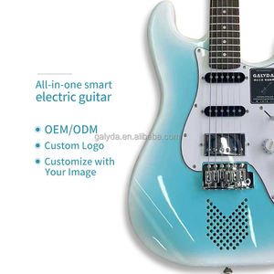Guitarra Eléctrica Inteligente GALYDA para Principiantes, 6 Cuerdas, Mástil de Arce, Construcción de Madera, con Pastillas S-S-H y Efectos de Sonido Integrados - Product Image 4