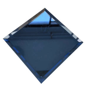 Tuiles de <span class=keywords><strong>miroir</strong></span> en verre <span class=keywords><strong>fumé</strong></span> biseauté décoratives en gros, 5 mm, imperméables, pour la cuisine, la salle de bain, mur décoratif - Product Image 4
