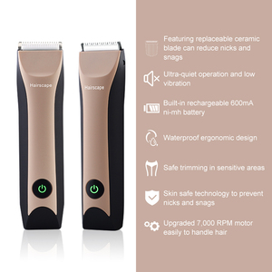 Professional Electric Personal Grooming Detachable Waterproof Groin <strong>Hair</strong> Clipper <strong>Body</strong> <strong>Trimmer</strong> for <strong>Man</strong> - Product Image 2
