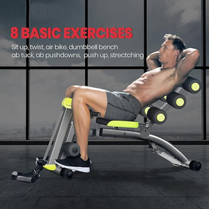 Wellshow Máquina de abdominales ajustable multifuncional para entrenamiento de estómago Máquina de abdominales Máquina de gimnasio <span class=keywords><strong>total</strong></span> abdominal - Product Image 2