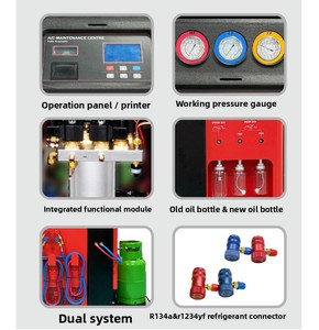 Nouvelle machine de récupération de réfrigérant double usage <span class=keywords><strong>R134</strong></span> et R1234YF Value-1000plus pour véhicules – Lancement - Product Image 2
