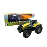Набор сельскохозяйственных тракторов, грузовиков, прицепов, игрушечный мини-комплект из литого металлического сплава, фермерский автомобиль, литье под давлением, фермерский автомобиль