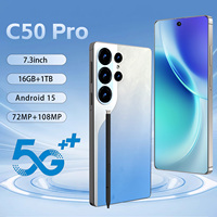 Camon50 Pro, Teléfono Inteligente con Octa-core, HD, Android 15, 5G LTE, CDMA, Doble SIM, Reconocimiento Facial, Teléfono para Juegos, Versión Global, Nuevo Teléfono Móvil