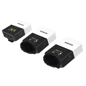 ระบบไมโครโฟนไร้สายแบบมืออาชีพแบตเตอรี่800mAh ตัวรับสัญญาณแบบรอบทิศทาง - Product Image 2