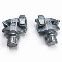 Tête de serrure de porte de remorque avec loquet à crochet galvanisé pour pièces de rechange de quincaillerie de carrosserie de semi-remorque, vente en gros