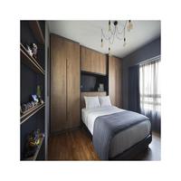 Armoire de dressing moderne personnalisée, armoire ouverte gain de place et armoire de chambre à coucher pleine hauteur pour appartement