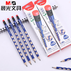 Lápiz M&G Hb Triangular de Madera, Herramienta de Escritura para Estudiantes, para Corrección de Postura y Práctica de Caligrafía - Product Image 1