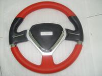 Volant de course professionnel ergonomique en cuir pour jeux de voiture sur PC et console
