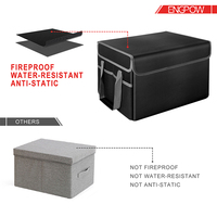 YIHUAXING Sac de rangement de documents en cuir de grande capacité étanche A4 classeur organisateur pochette de voyage avec des fonctionnalités pratiques