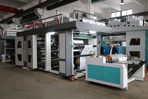 Impresora flexográfica de alta velocidad, máquina de impresión en 4 colores para papel, precio barato