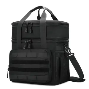 New Arrival Expandable Insulated Lunch Box Waterproof Soft Tactical Cooler Bag for Adult Men Women Work Beach Camping Picnic