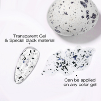 Bals-vernis à ongles en Gel, 15ml, effet d'œuf, caille, pour Nail Art, Design hybride, couche de Base et de finition