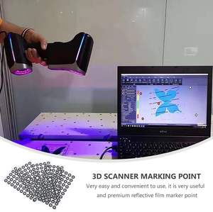 จุดทำเครื่องหมายสะท้อนแสงแบบใหม่ เครื่องสแกน 3 มิติ จุดทำเครื่องหมายฟิล์มทนการฉีกขาดสูง 5 แผ่น 50 จุด สแกนได้อย่างแม่นยำ - Product Image 5