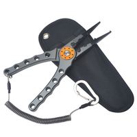 Nouveau modèle en promotion : Pince de pêche en alliage d'aluminium avec lame de précision pour outils de pêche