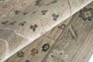 Modern 100% Wool Hand-Knotted Area <b>Rug</b> Set, Loop Pile 10mm Eco-Friendly Luxury Carpet for Living Room, Dining Room & Home Decor - Product Image 3