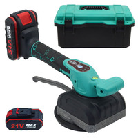 LARIX 21V Lithium Machine de pose de carreaux de céramique sans brosse Outils de carreaux de sol Machine de pose de carreaux automatique haute puissance