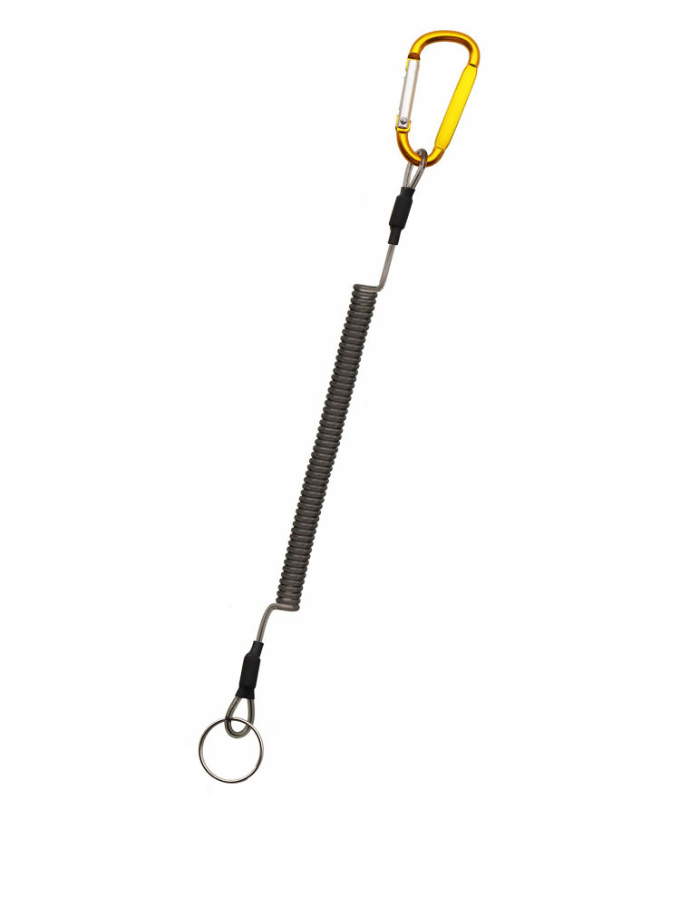 Clip jaune + cordon noir