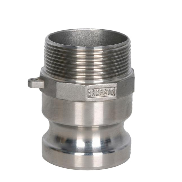 Hot Sale Type F Male Adapter X Male Camlock Couplings With BSP or NPT Thread Stainless Steel Quick Couplings