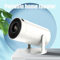 Mini projecteur intelligent Android portable 1080p Full HD avec lampe LED modèle M1 - Cinéma maison avec 4K BT Wi-Fi Android 12