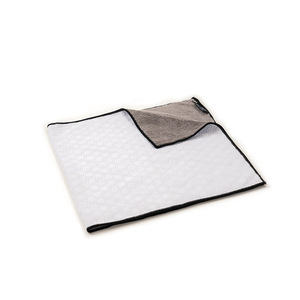 Esun Premium Microfiber Jacquard Composite Coral Fleece Serviette de lavage de voiture Serviette de nettoyage de véhicule tissée à séchage rapide - Product Image 1