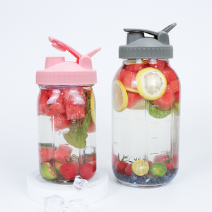 Tùy chỉnh màu sắc BPA free nhựa đổ vòi nắp uống có nắp đậy với Flip Top cho miệng rộng <span class=keywords><strong>Mason</strong></span> <span class=keywords><strong>Jar</strong></span> - Product Image 3