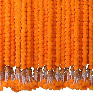 Artificial Marigold Garland Mexico Day of <strong>the</strong> <strong>Dead</strong> Halloween Outdoor 3D Hanging Strip Artificial Marigold Flowers - Product Image 6