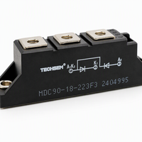 Module de diode redresseuse TECHSEM MDC90-18-223F3 90A 1800V, redresseur à pont SCR haute fiabilité pour alimentation électrique