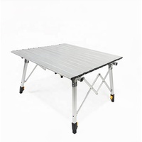 Table réglable portable pliable, accessoires de camping, bureau léger, table de pique-nique pour extérieur, intérieur, patio