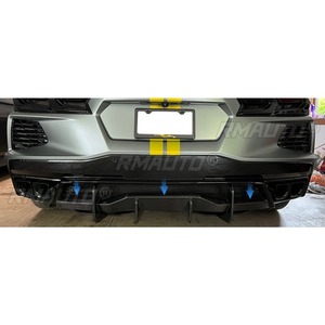 Diffuseur de pare-chocs arrière pour Chevrolet Corvette, spoiler pour Chevrolet Corvette C8, protection de pare-chocs, kit carrosserie - Product Image 3
