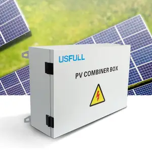 USFULL PV Combiner Box On Grid Off Grid Solar System 1000V DC IP65 IP66 Waterproof 6 8 10 Strings with CE Certificate