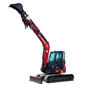 Mini-excavatrice Yanmar Vio80 d'occasion CE EPA, 8 tonnes, fabrication japonaise, système hydraulique, prête pour tous les terrains, expédition avec moteur et pompe - Product Image 2