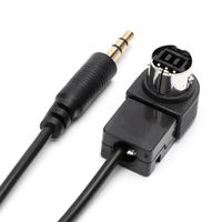 Pour adaptateur de câble audio auxiliaire Jvc KCE-121B Ai-Net 3.5mm pour Alpine