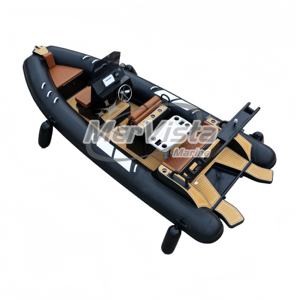 Bateau pneumatique semi-rigide <span class=keywords><strong>de</strong></span> pêche Orca Hypalon 580 <span class=keywords><strong>de</strong></span> 20 pieds en aluminium, best-seller, avec table à manger en ABS - Product Image 2