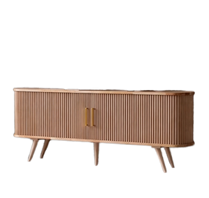 โต๊ะเครื่องแป้งไม้สักเนื้อแข็งธรรมชาติสำหรับพื้นที่นั่งเล่น - Product Image 1