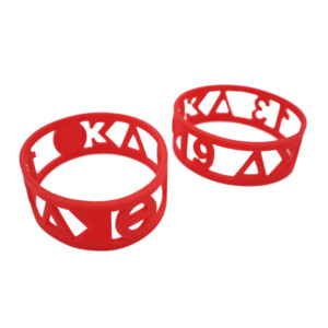 2025 <span class=keywords><strong>New</strong></span> Đến 3D Sorority Hy Lạp Chữ Silicone Dây Đeo Cổ Tay Tùy Chỉnh Zeta Silicone Cao Su Dây Đeo Cổ Tay - Product Image 6