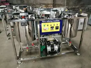 Raffinerie d'huile Machine de raffinage d'huile d'arachide de soja décoloration déphosphoration dégommage déshydratation petite machine de raffinage